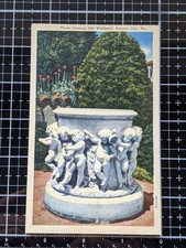 Vintage Three century old well head, Kansas City Missouri postcard  picture