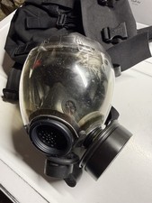 MSA Millennium Gas Mask CBRN w/ clear outsert / MEDIUM picture