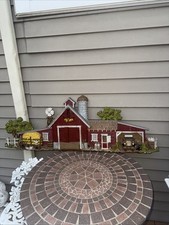 Vintage Farm Barn Scene #587 Burwood Products Co 1974 3D Wall Hanging 46