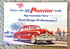 Original 1952 Pontiac Dual Range Performance Brochure picture