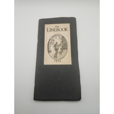 Vintage 1925 The Linebook Chicago Tribune Humor & Poetry Satire Booklet Rare picture