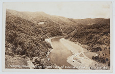 Vintage RPPC Fontana Dam North Carolina 1951 Real Photo Postcard Landscape NC picture