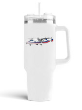 Command Airways Short 330 Stainless Steel Quencher Tumbler  40oz picture