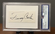 President Jimmy Carter Signed FULL NAME  PSA/DNA Certified Nice Autograph picture