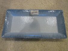 Tommy Bahama Melamine Blue Rectangular Platter Tray 18 X 9 Inch Outdoor BBQ NEW picture