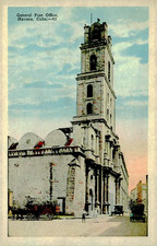 Vintage Havana Post Office Postcard El Novator Panama Hat Advertising picture