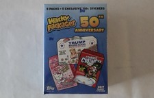 2017 WACKY PACKAGES 50th ANNIVERSARY SEALED BONUS BOX 5 PACKS 8 STICKERS PER PAC picture