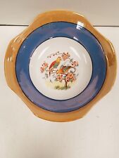 Vintage Porcelain Serving Bowl 2 Birds Cherry Blossoms Made In Germany picture