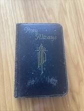 Vintage Lot Catholic HOLY PRAYER Book & CARDS Jesus 1940s Rare Pope Leo XII picture