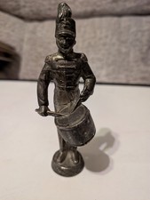 Antique LUDWIG DRUMS promotional solid metal advertising figure rare picture