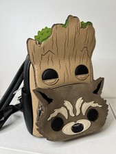 Loungefly/POP Marvel Guardians of the Galaxy Groot Rocket Raccoon Mini Backpack picture