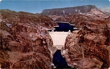 Boulder Dam Vintage Postcard: Highest Dam Construction & Personal Message picture