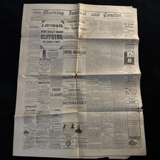 16 Newspapers 1884-1903 Boston Globe CHICAGO TRIBUNE +  Lincoln Assassination  picture