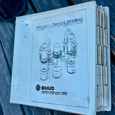 Vtg. 1970s SMUD Rancho Seco Nuclear Power Plant Training Manual Technical Rare picture