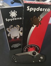 Spyderco Buttonup Carbon Fiber Plain Edge picture