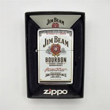 Zippo Jim Beam Bourbon Kentucky Straight Whiskey Lighter w/ Zippo Box picture