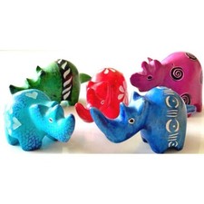 Cute soapstone rhino picture