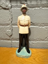 Vintage Nassau Bahamas Royale Police Officer Traditional Uniform Figurine Statue picture