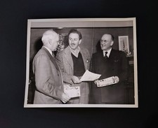 VTG 1946 Walt Disney Type 1 Press Photo WW2 War Bonds U.S. Treasury Citation picture