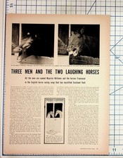 1930s Magazine Page English Horse Racing Coup Scotland Yard Francasal picture