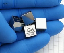 10mm Germanium Metal Density 99.99% Cube Element Periodic Table Collection 1 Pcs picture