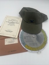Original Named ID’d 1962 USAF B-47 Series Performance Computer And Cap Grouping picture