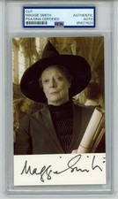 Maggie Smith ~ Signed Autographed Minerva McGonagall Harry Potter ~ PSA DNA picture