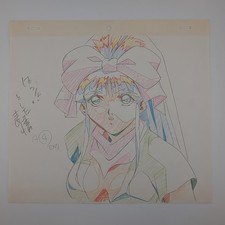 Injuu Gakuen EX La Blue Girl OVA Anime Cel Sketch Authentic Animation Art 1996 picture