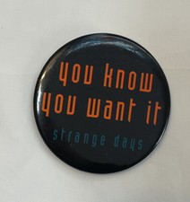 Vintage Strange Days Movie Official Release Promotional Advertising Badge 1995 picture