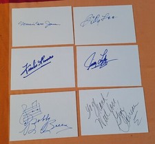 HUGE LOT CHILD ACTOR AUTOGRAPHS VINTAGE SIGNED CARDS WOW 21 IN TOTAL picture