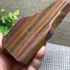 Genuine Tiger Iron Slab raw stone Polished Rock original specimen 320g A59 picture