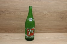 Vintage 7UP 28 oz Green Glass Soda Bottle Beckley WV Seven-Up Bottling Co picture