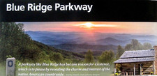 Blue Ridge Parkway National Park Service Unigrid Brochure Map picture