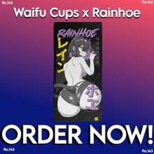 GamerSupps GG Waifu Creator Cups x Rainhoe V2 Beach Towel - IN HAND picture