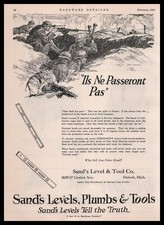 1927 Sand,s Level & Tool 