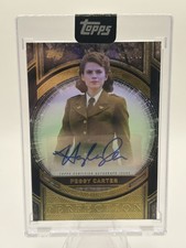 2025 Topps Marvel The Collector Hayley Atwell As Peggy Carter Black Auto /10 picture