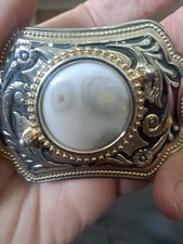 Handmade Banded Agate Belt Buckle picture
