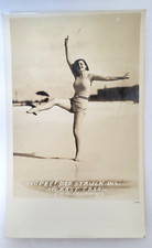 1931 Vintage RPPC Postcard Bathing Beauty East Texas Swimsuit Unposted picture