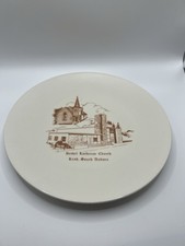 Vintage Bethel Lutheran Church Plate Lead South Dakota History Souvenir picture