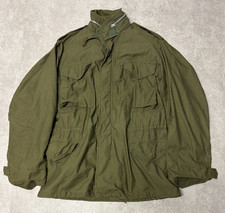 RARE Vintage US Military M-65 Field Jacket 1967 Aluminum Zipper Medium Long K-95 picture