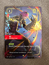 Riftbound TCG Vi Champion Unit Ganking 167/166 English picture