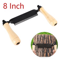 8 In Felled Draw Shave Knife Straight Draw Knife Woodworking Debarking Bark Tool picture