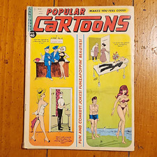 POPULAR CARTOONS Magazine April 1972 Adult Humor and Gags BILL WARD Pin-up Art picture
