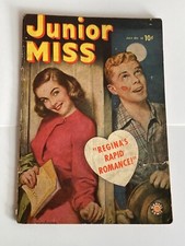 Junior Miss #35 Marvel Comics 1947 GD- Romance picture