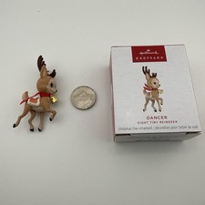 2026 Hallmark Dancer Eight Tiny Reindeer Keepsake Ornament picture