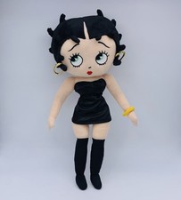 2006 King Features Syndicate Betty Boop 14” Plush Black Mini Skirt High Boots picture