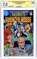 Secrets of Haunted House #31 - 1980 - CGC 7.5 SS - Signed by Jack C. Harris picture