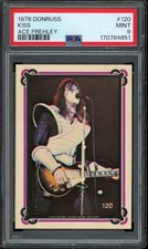 1978 Donruss Kiss Series 2, Ace Frehley, Card #120,  PSA, MINT 9 picture