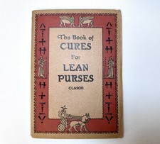 1933 The Book of Cures for Lean Purses George S. Clason Richest Man In Babylon picture