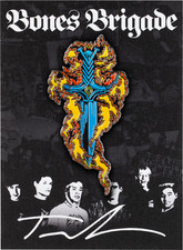 Powell Peralta BONES BRIGADE Tommy Guerrero DAGGER Skateboard LAPEL PIN picture